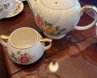 ellgreave burslem england teapot creamer