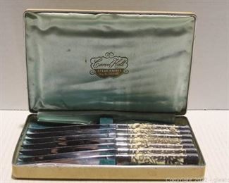 Carvel Hall Steak Knives in Case by Briddell