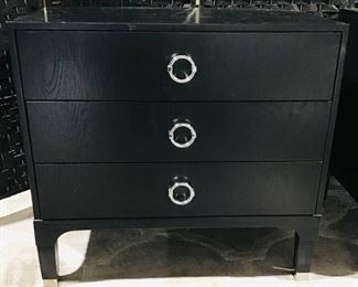 Contemporary Nightstand in Black by Safavieh New York