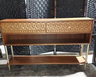 Mid Century Crate and Barrel Entrance Foyer Table