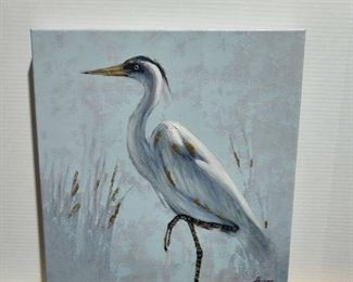 Nice Canvas Print of Heron
