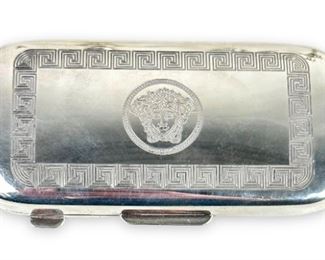 Gianni Versace Sterling Silver Eyeglass Case