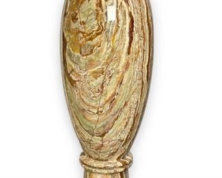 33" Tall Solid Onyx Vase
