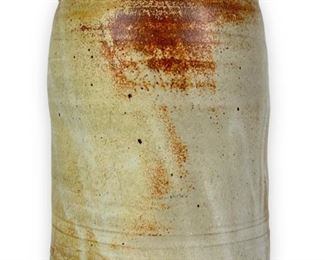 Large Warren MacKenzie Studio Pottery Lidded Jar