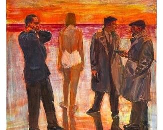 Robert Weaver Acrylic On Board 1963