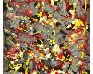 Irving Lehman Oil On Board