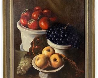 20th Century Still Life Oil on Canvas