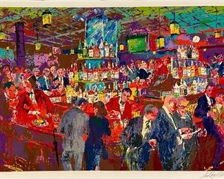 Leroy Neiman "Harry's Bar" Serigraph