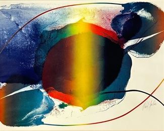 Paul Jenkins "Phenomena Open Light" 1983