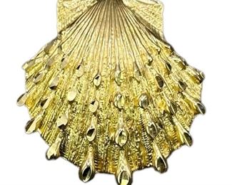 14K Gold Shell 1" Slide