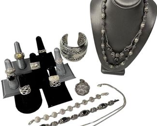 Lot Of Assorted Sterling Silver Jewelry