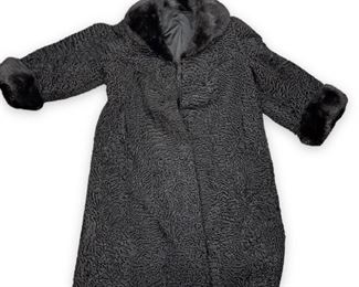 Vintage Persian Lambswool Woman's Coat