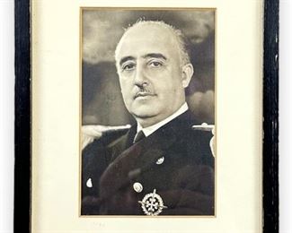Francisco Franco Signed Photograph