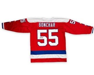 Sergei Gonchar Autographed Beckett Authenticated