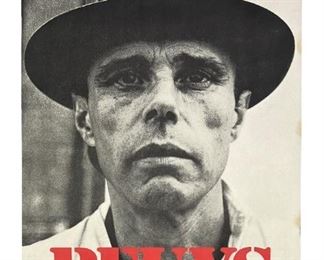 Joseph Beuys Exhibition Poster Western Man 1974