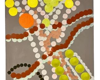 Spencer Silver Oil On Canvas Spheres