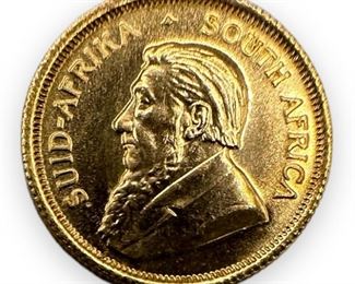 1984 1/10 ozt Krugerrand Gold Coin