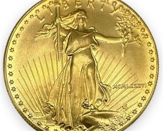 1986 $50 Gold Eagle (B)