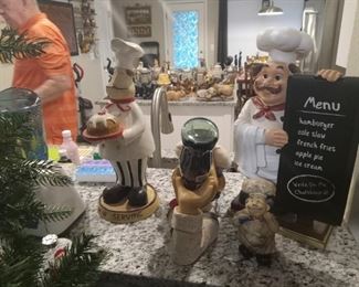 Kitchen chef figures 