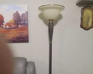 6 ft. Leather lamp
