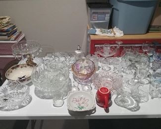 Crystal and glass ware