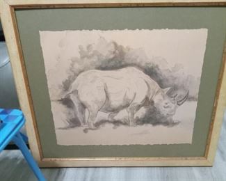 Rhino painting