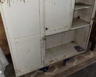 Old wood cabinet $50