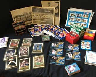 Assorted Baseball Cards Collectibles