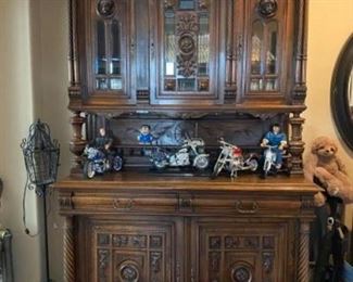 English oak 140 years old furniture. Bought at Encino shop in 1990th.