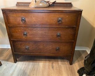 120 years old Antique English oak furniture.