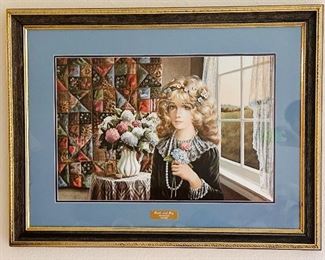 Pride and Joy by Pati Bannister, 
no. 548/950, framed 33” x  25”
