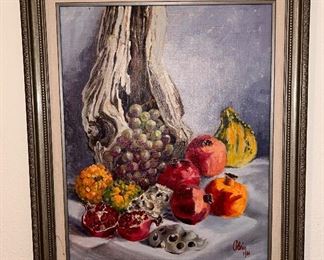 Framed wall art
20” x 25”