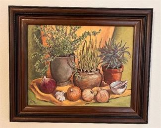 Framed wall art
23” x 20”