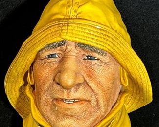 Vintage Bossons chalkware head