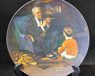 Norman Rockwell plate # 0743