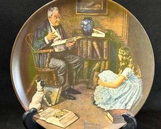 Norman Rockwell collectors plates