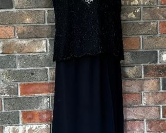 Silk beaded top, size S