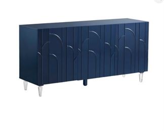 $360.00 USD DECO BLUE LACQUER BUFFET- HOP104-C001(ALL OFFERS CONSIDERED) Description: Get a showpiece and storage space all for the price of one with the Deco buffet. Inspired by Hollywood glam design, it features a lacquer finish with an artistic trim and is beautifully supported by sophisticated acrylic legs. Its press-to-open doors, adjustable shelves and abundant storage space make for a stylish and functional piece.
Dimensions:
65″W x 19″D x 31.8″H
Weight Capacity: 50/shelf
Gross Weight: 169.8lbs
Net Weight: 159.5lbs
Location: Portland, OR Shipper suggestions avaialable upon request.
Condition: Good condition with minor scratched based on use and age. https://goodbyhello.com/products/copy-of-theodore-industrial-loft-black-wood-iron-3-drawer-desk-hop104-d004?_pos=2&_sid=2001089eb&_ss=r