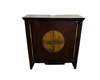 $200 USD Pier 1 Asian 2 Door Chest/Media Cabinet with Brass- HOP104-411 ALL OFFERS CONSIDERED Description: Pier 1 Asian inspired solid wood two door armoire/media cabinet. Dark wood stain with antique bronze accents and hinges. This rich and exotic piece will enhance any decor.
Dimensions: 35.5 x 17.5 x 34
Location: Local pick up Portland, Or. https://goodbyhello.com/products/copy-of-porter-designs-reclaimed-wood-credenza-console-w-iron-detailing-hop104-410?_pos=46&_sid=00494f4c8&_ss=r