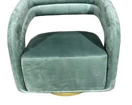 $900 Rove Concepts Mia Swivel Lounge Chair in Moonstone Velvet - HOP10411323-4 Description: Discover a sense of sophisticated luxury with the sculptural shape of this Lounge Chair - Swivel. A fresh take on the traditional lounge chair, the softly upholstered curves, and the intricate details creates a grandiose feel of modern elegance in any space. Materials: Plush Velvet
Dimensions: 30 in x 25.6 in x 30 in Color/Finish: Moonstone
Condition: Like new condition. Used only for staging purposes and in immaculate condition.
Location: Local pick up Portland, OR 97202. Contact us or go to our website and use the
"Need a shipper" tab to access our list of suggested local and national providers. https://goodbyhello.com/products/copy-of-rove-concepts-hugo-sectional-sofa-in-porpoise-hop10411323-3?_pos=5&_sid=4b46cc3a7&_ss=r