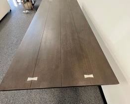 $1750 USD Universal Furniture Curated Linden Dining Table MTF153-6 Decsription: Introduce a touch of industrial refinement to spaces with the Linden Dining Table, a spacious furnishing built with a robust Brownstone-finished top supported by a boldly dynamic stainless steel base.
Dimensions: 88 x 38 x 30H
Condition: New. Very minor ding related to shipping. Only visible upon very close inspection.
Location: Local pick up Portland, OR. Shipper suggestions available upon request. Item is in a warehouse with easy bay door access. https://goodbyhello.com/products/copy-of-pottery-barn-92-sofa-w-slipcovers-cream-cotton-canvas-mtf161-5?_pos=3&_sid=ae19d08a3&_ss=r