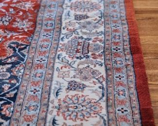 Indo Kashan Wool Rug 9' x 11'10"