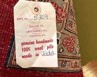 Indo Kashan Wool Rug 9' x 11'10"