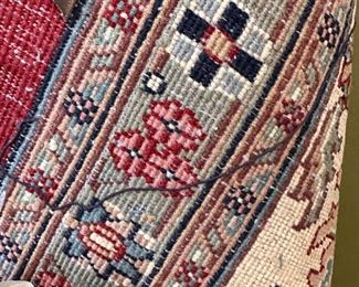 Indo Kashan Wool Rug 9' x 11'10"