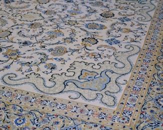 Persian Kashan Virgin Wool Rug 17' x 10'10" (1979 Iran)