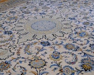 Persian Kashan Virgin Wool Rug 17' x 10'10" (1979 Iran)