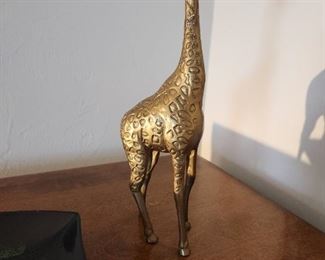 Brass giraffe 