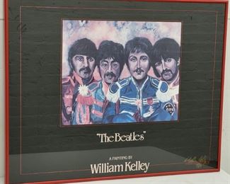 06 Numbered Signed The Beatles Print, William Kelley