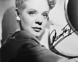 Autographed Hollywood Actress Photos