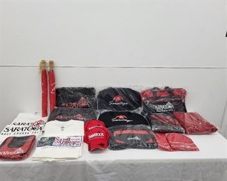 Black Red Saratoga Promotional Items